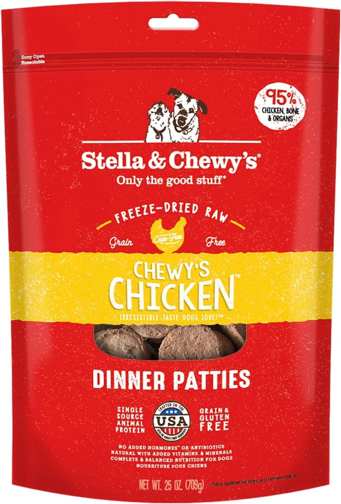 Stella & Chewy’s freeze-dried raw dinner patties
