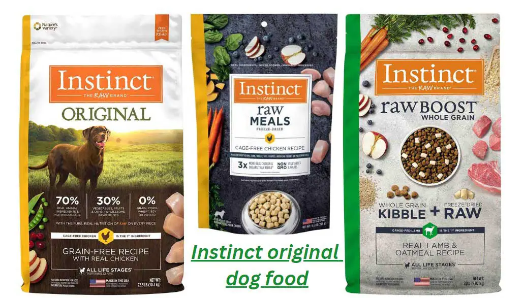 Instinct original dog food