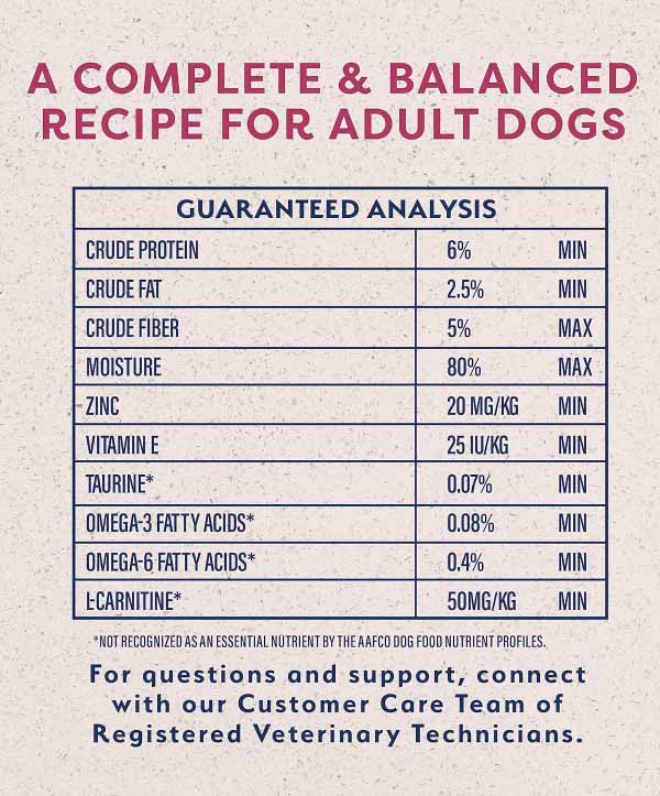 low calorie wet dog food