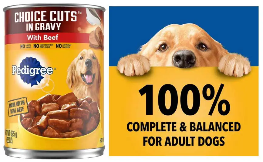 Pedigree Choice Cuts in Gravy  Adult Canned Soft Wet Dog Food